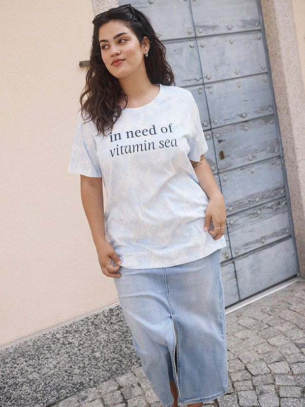 KCSINA - Plus Size Skirt fra Kaffe Curve