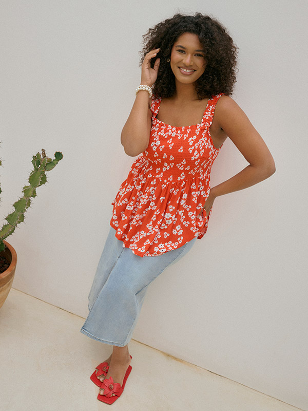 KCSINA - Plus Size Skirt fra Kaffe Curve
