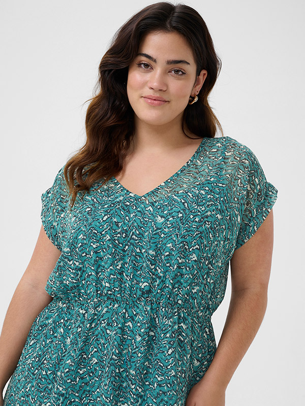 KCBELIA - Plus Size Jurk fra Kaffe Curve