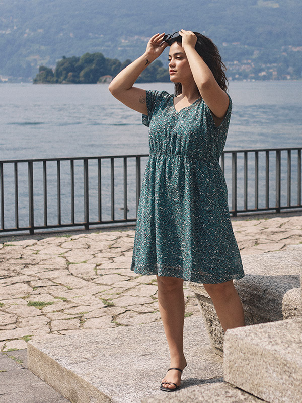 KCBELIA - Plus Size Jurk fra Kaffe Curve