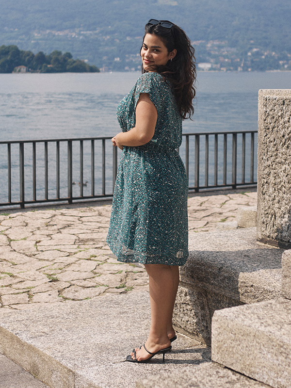 KCBELIA - Plus Size Jurk fra Kaffe Curve