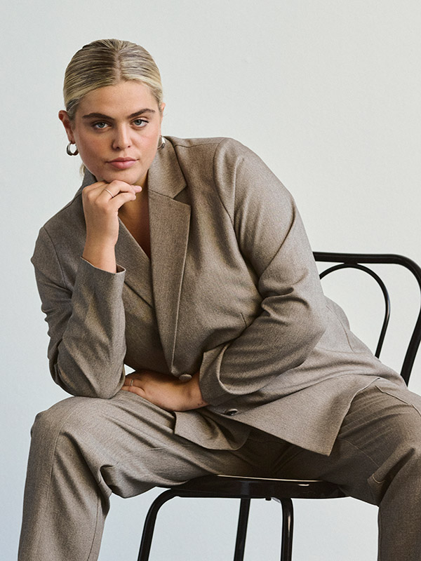 KCTILDA - Plus Size Blazer fra Kaffe Curve