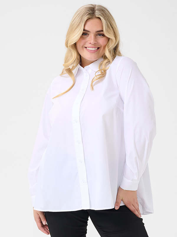 KCSERA - Plus Size Overhemd fra Kaffe Curve