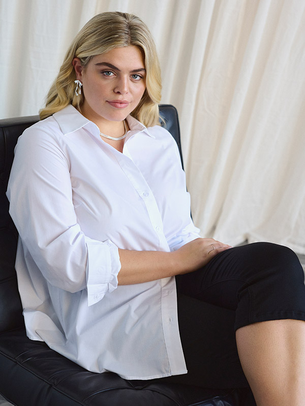 KCSERA - Plus Size Overhemd fra Kaffe Curve