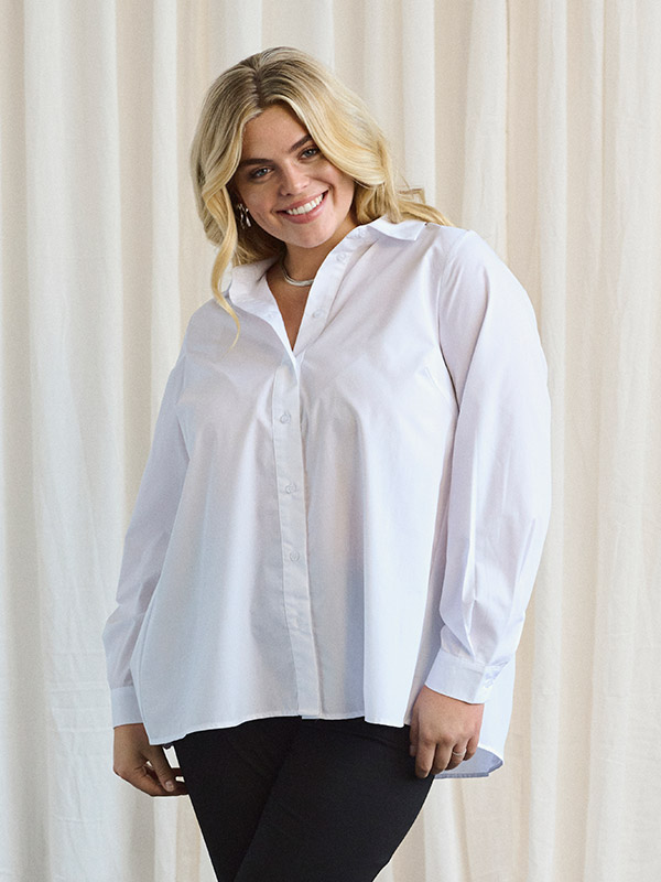 KCSERA - Plus Size Overhemd fra Kaffe Curve