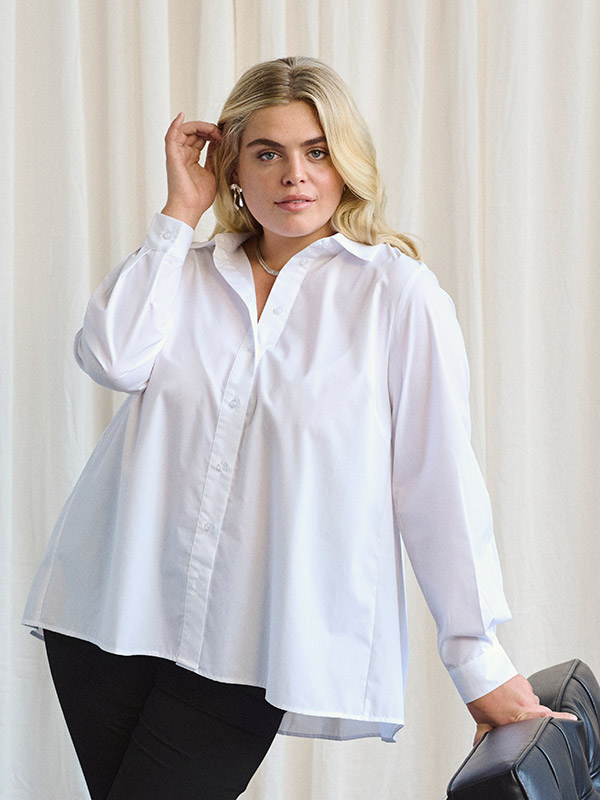 KCSERA - Plus Size Overhemd fra Kaffe Curve