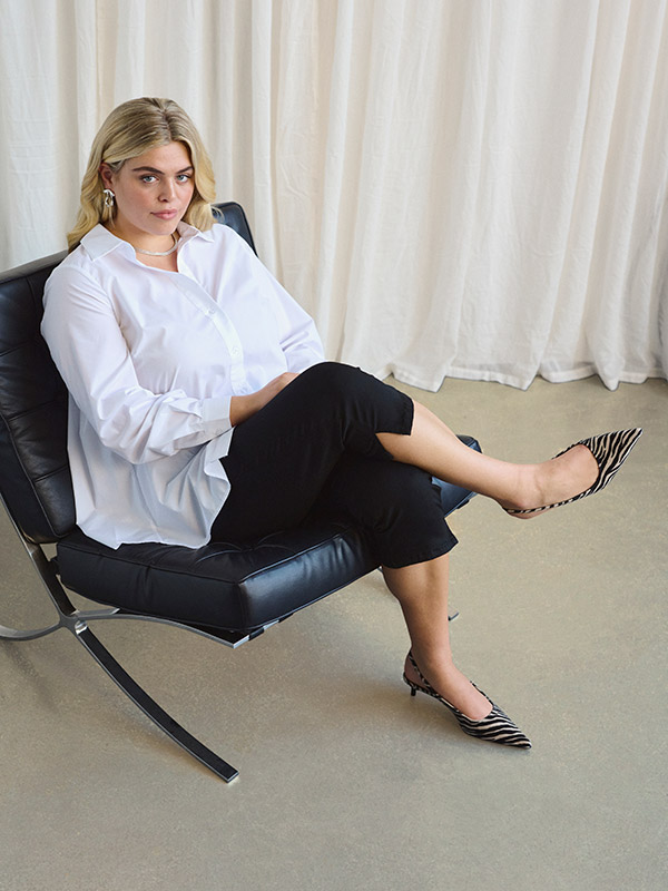KCSERA - Plus Size Overhemd fra Kaffe Curve