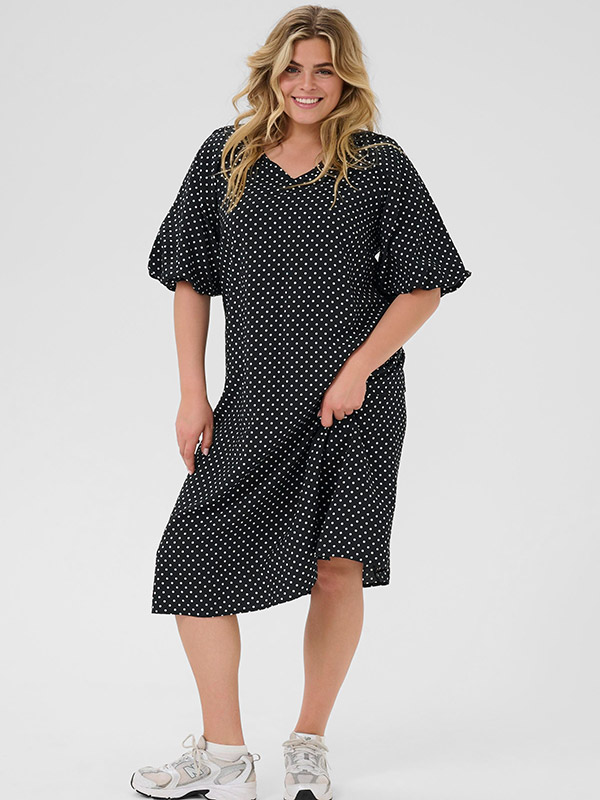 KCGINA - Plus Size Jurk fra Kaffe Curve