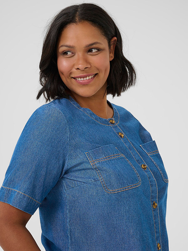 KCLOUISA - Plus Size Blouse fra Kaffe Curve
