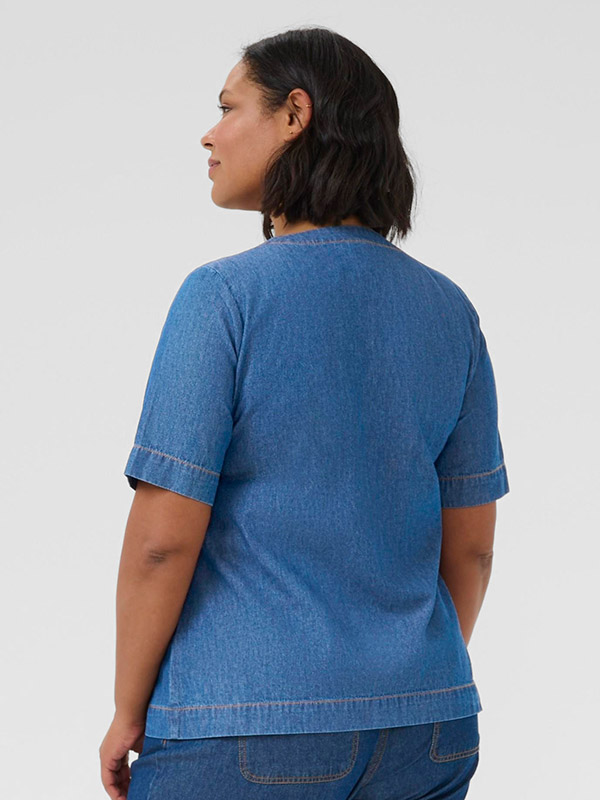 KCLOUISA - Plus Size Blouse fra Kaffe Curve
