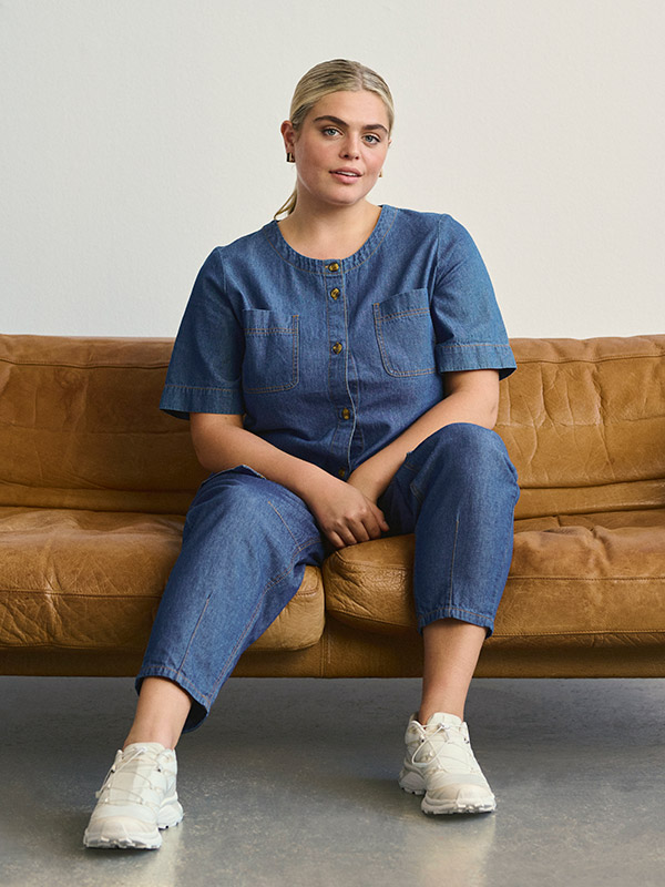 KCLOUISA - Plus Size Blouse fra Kaffe Curve