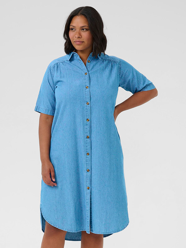 KCLOUISA - Plus Size Jurk fra Kaffe Curve