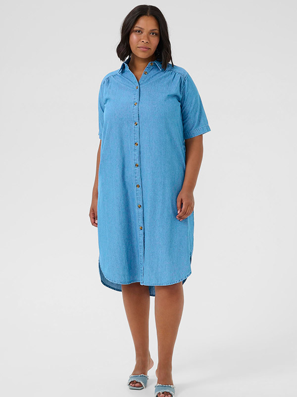 KCLOUISA - Plus Size Jurk fra Kaffe Curve