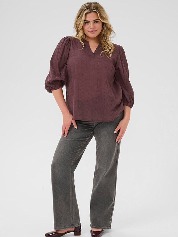 KCMAIA - Plus Size Blouse fra Kaffe Curve