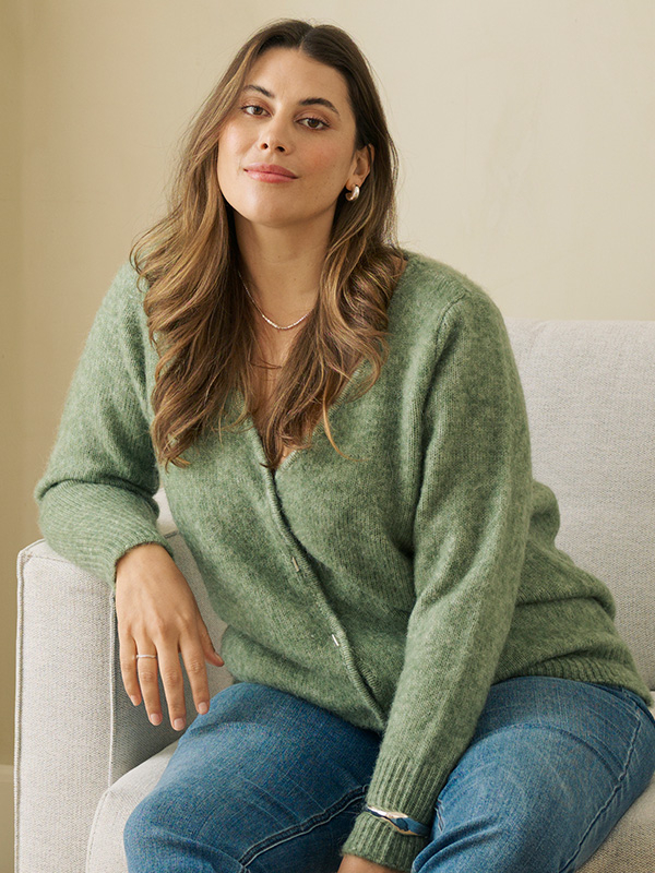 KCMELANI - Plus Size Vest fra Kaffe Curve