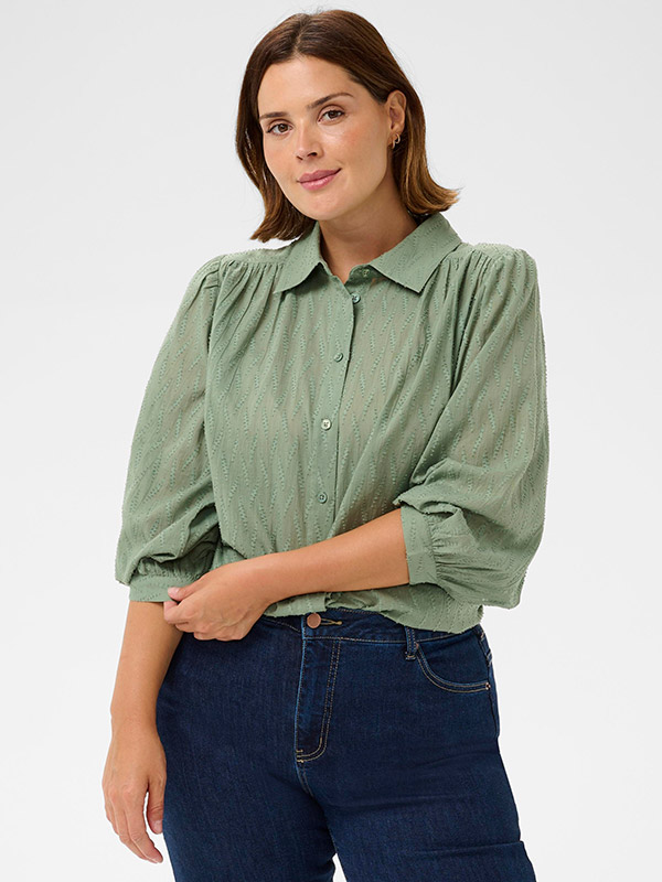 KCGABBY - Plus Size Overhemd fra Kaffe Curve