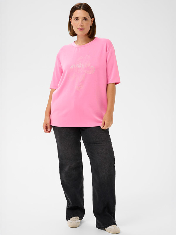 KCROSA - Plus Size T-shirt fra Kaffe Curve