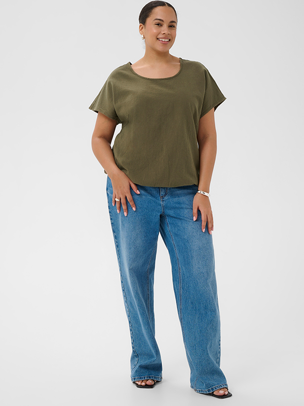 KCNANA - Plus Size Blouse fra Kaffe Curve