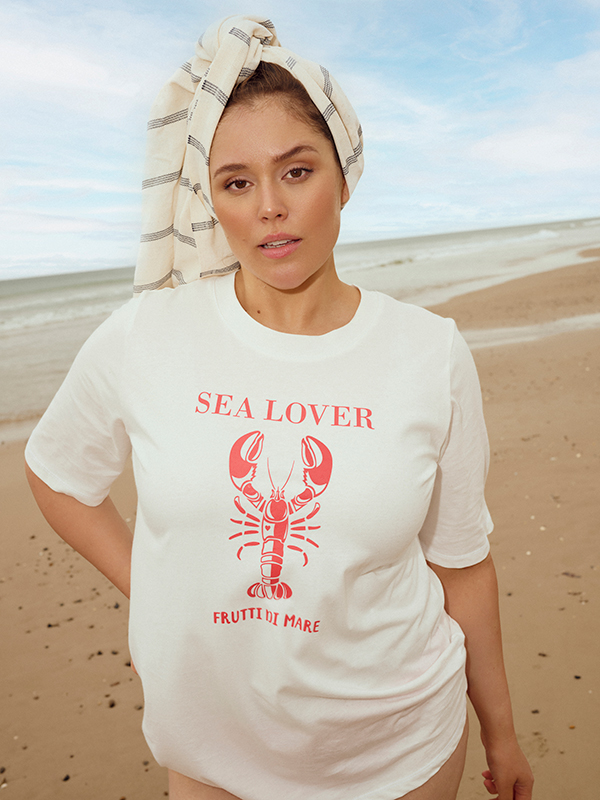 KCALANA - Plus Size T-shirt fra Kaffe Curve