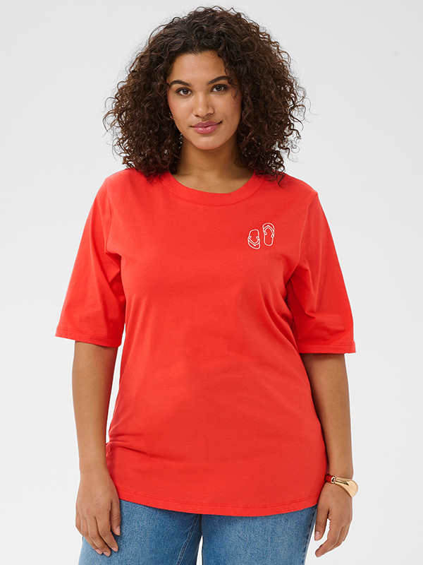KCALANA - Plus Size T-shirt fra Kaffe Curve