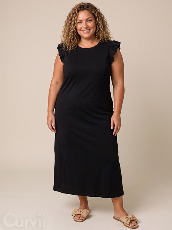 KCCALINE - Plus Size Jurk fra Kaffe Curve