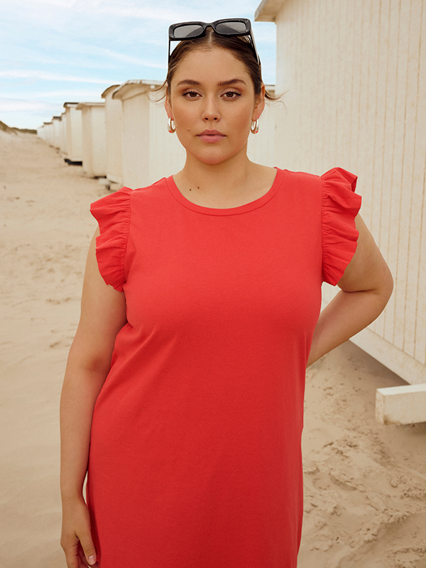 KCCALINE - Plus Size Jurk fra Kaffe Curve