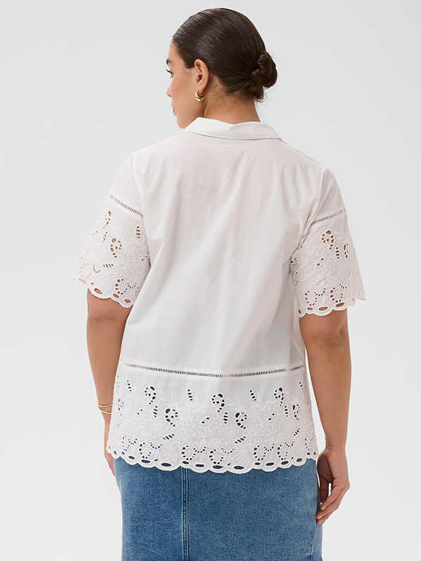 KCTRUDI - Plus Size Overhemd fra Kaffe Curve