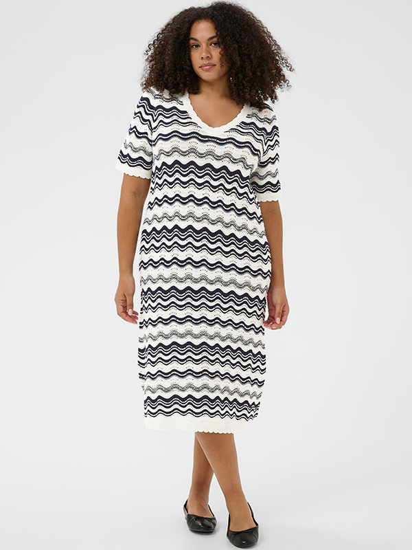 KCANIA - Plus Size Jurk fra Kaffe Curve