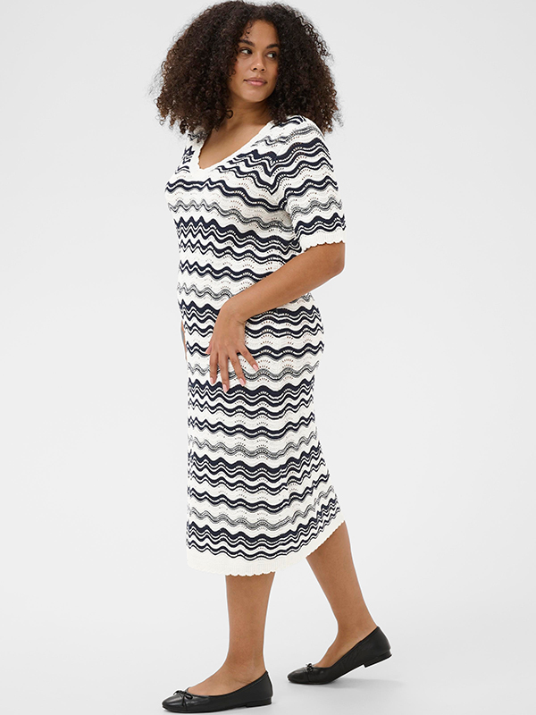 KCANIA - Plus Size Jurk fra Kaffe Curve