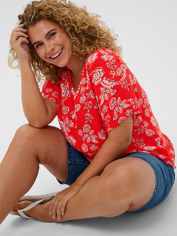 KCAMI - Plus Size Blouse fra Kaffe Curve
