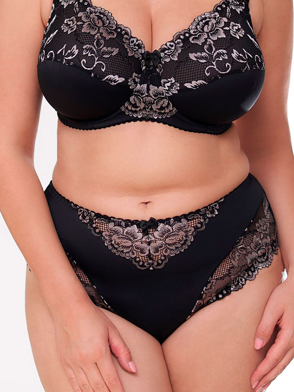 BEATE MIDI - Plus Size Slip fra Plaisir