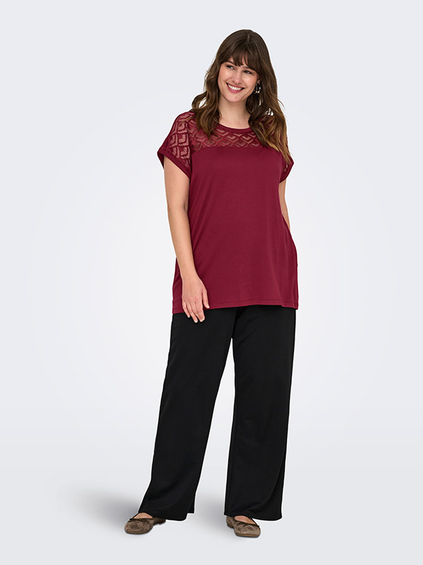 CARFLAKE - Plus Size T-shirt fra Only Carmakoma