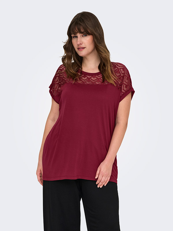 CARFLAKE - Plus Size T-shirt fra Only Carmakoma