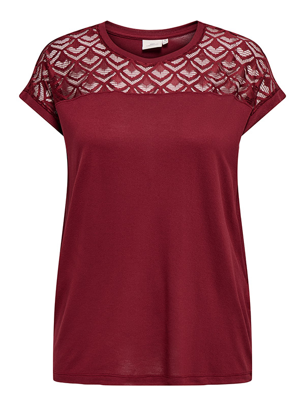 CARFLAKE - Plus Size T-shirt fra Only Carmakoma