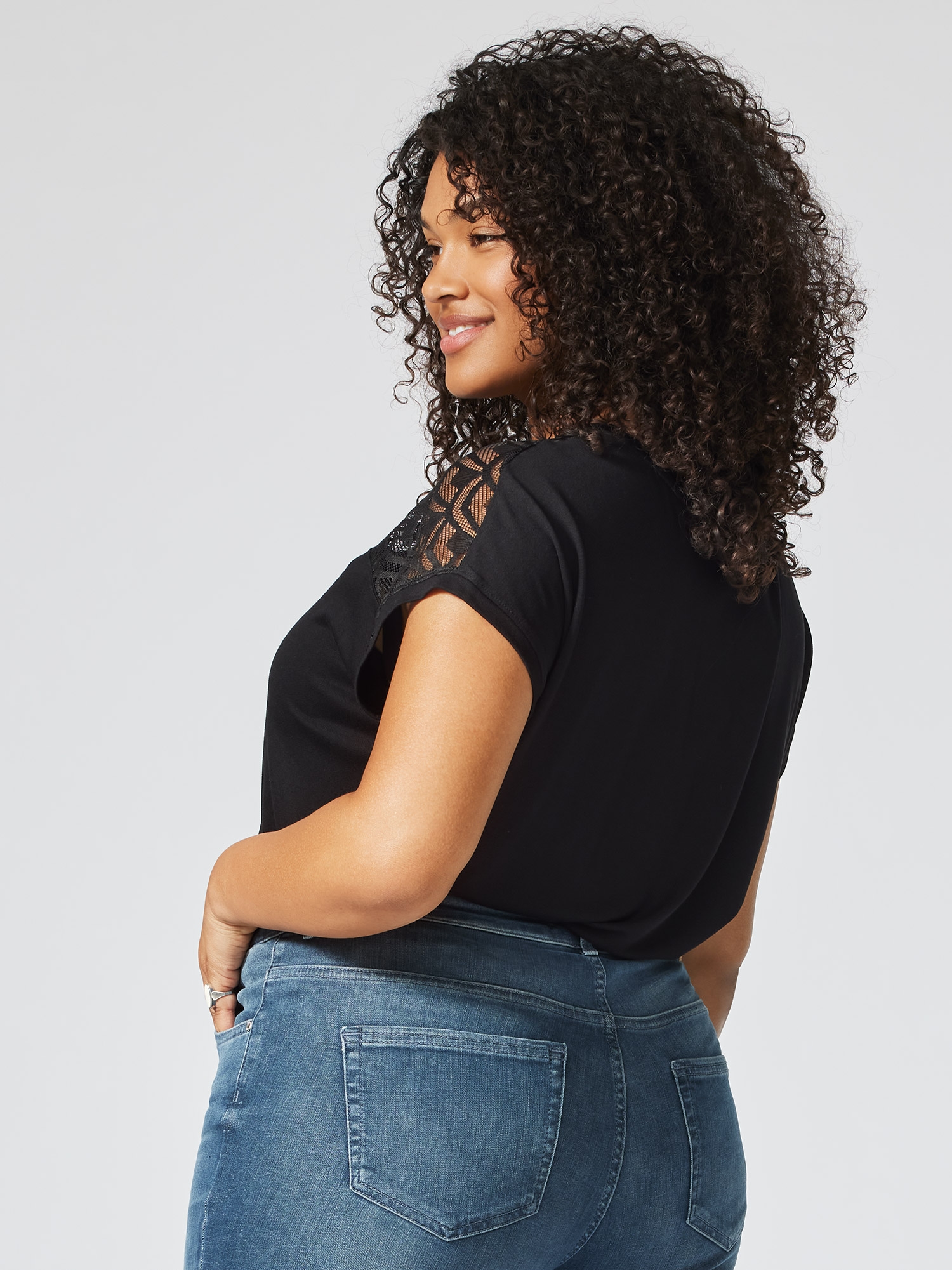 FLAKE  - Plus Size Blouse fra Only Carmakoma