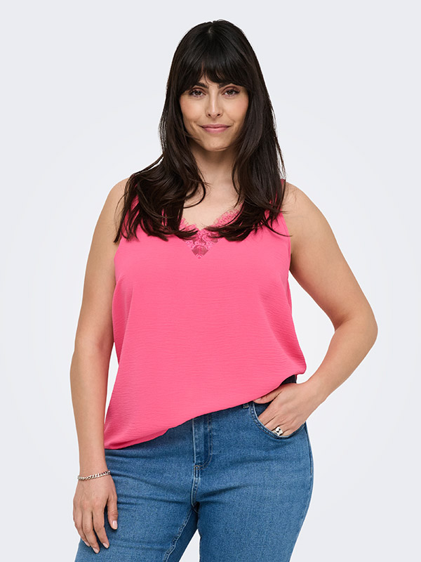 CARMETTA - Plus Size Top fra Only Carmakoma