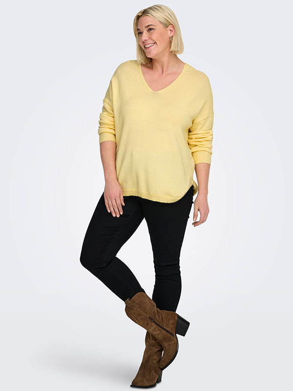 CARMARGARETA - Plus Size Sweater fra Only Carmakoma