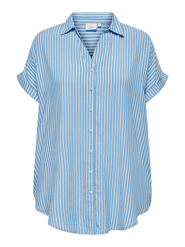 CARPENNA - Plus Size Overhemd fra Only Carmakoma