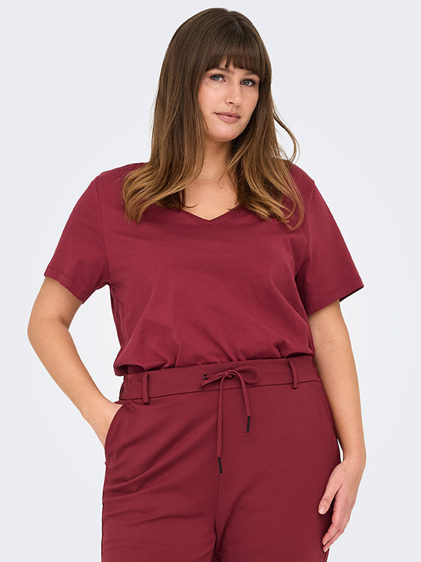 CARBONNIE - Plus Size T-shirt fra Only Carmakoma