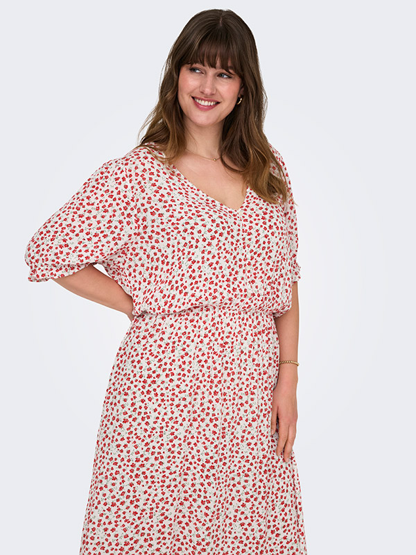 CARCHIANTI - Plus Size Jurk fra Only Carmakoma
