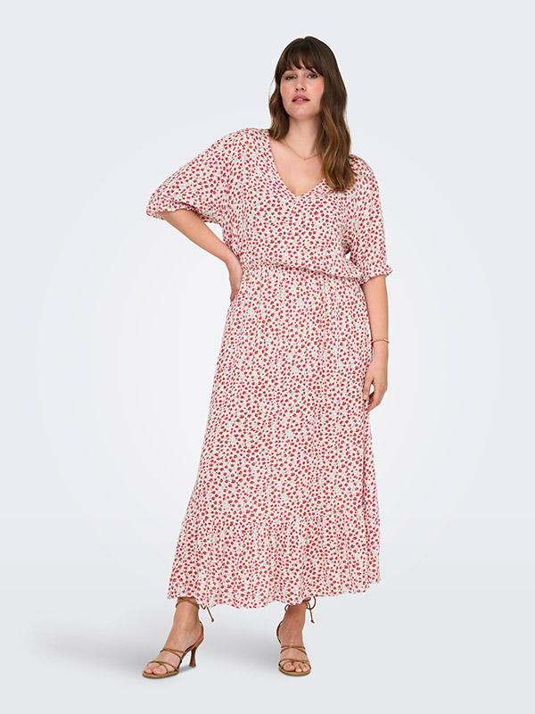 CARCHIANTI - Plus Size Jurk fra Only Carmakoma