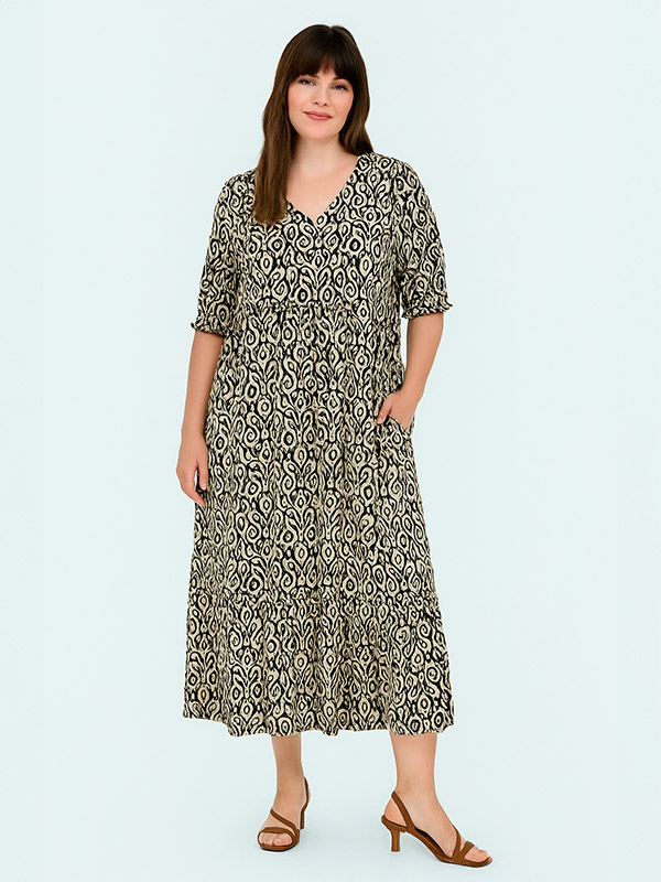 CARCHIANTI - Plus Size Jurk fra Only Carmakoma