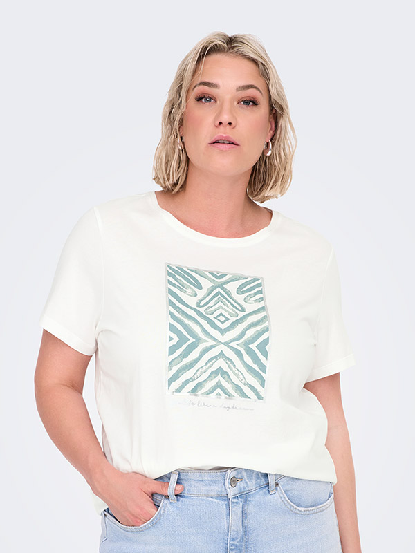 CARBOOSTERY - Plus Size T-shirt fra Only Carmakoma