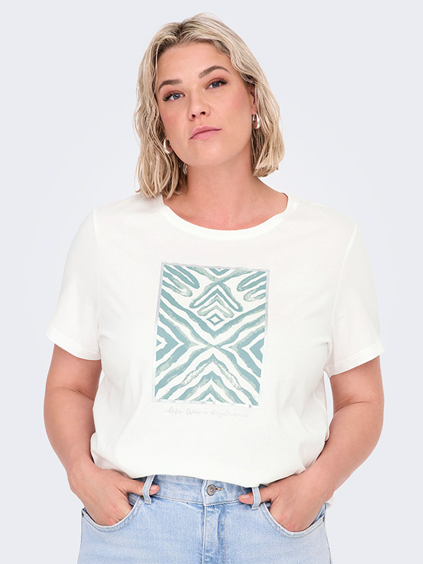 CARBOOSTERY - Plus Size T-shirt fra Only Carmakoma