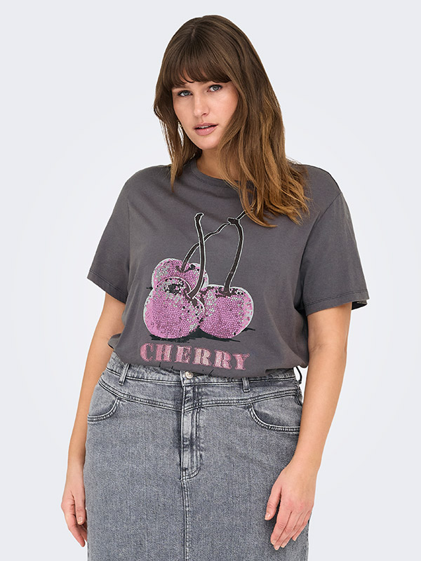 CARMIKO - Plus Size T-shirt fra Only Carmakoma