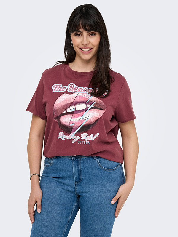CARMIKO - Plus Size T-shirt fra Only Carmakoma