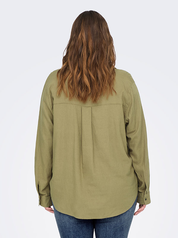 CARYASMIN-CARO - Plus Size Overhemd fra Only Carmakoma