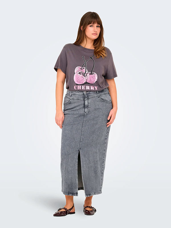 CARMYLAH - Plus Size Skirt fra Only Carmakoma