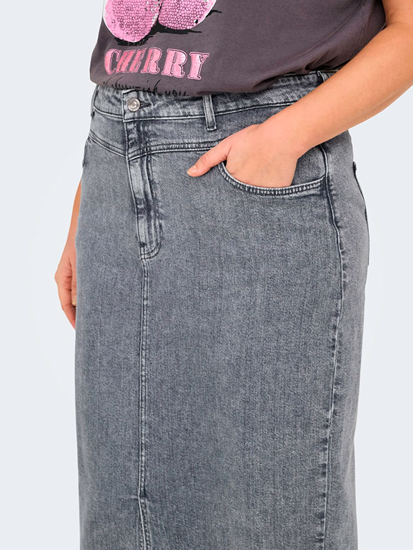 CARMYLAH - Plus Size Skirt fra Only Carmakoma