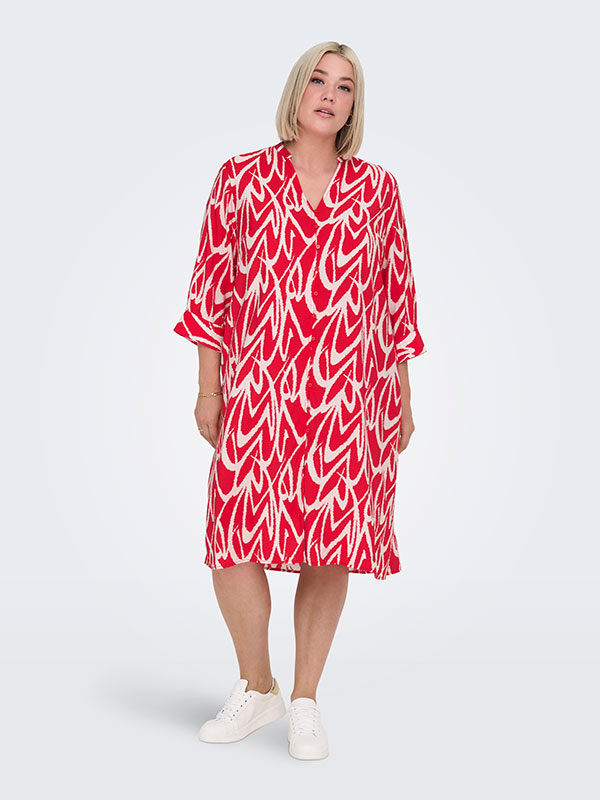 CAROLIVERA - Plus Size Jurk fra Only Carmakoma